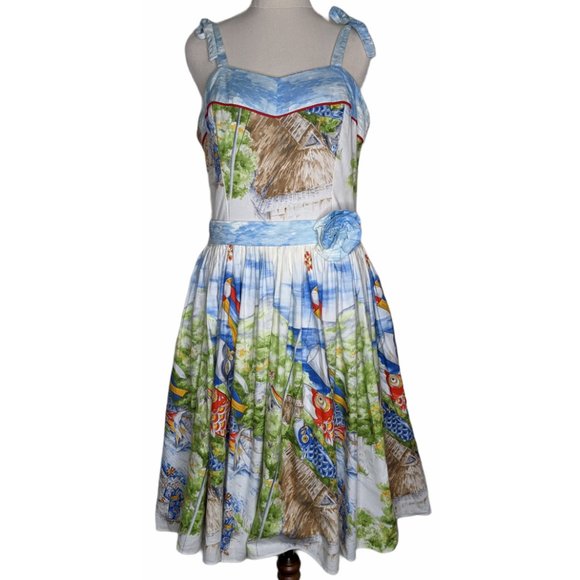 Bernie Dexter Dresses & Skirts - Bernie Dexter Koi Japan summer strap dress